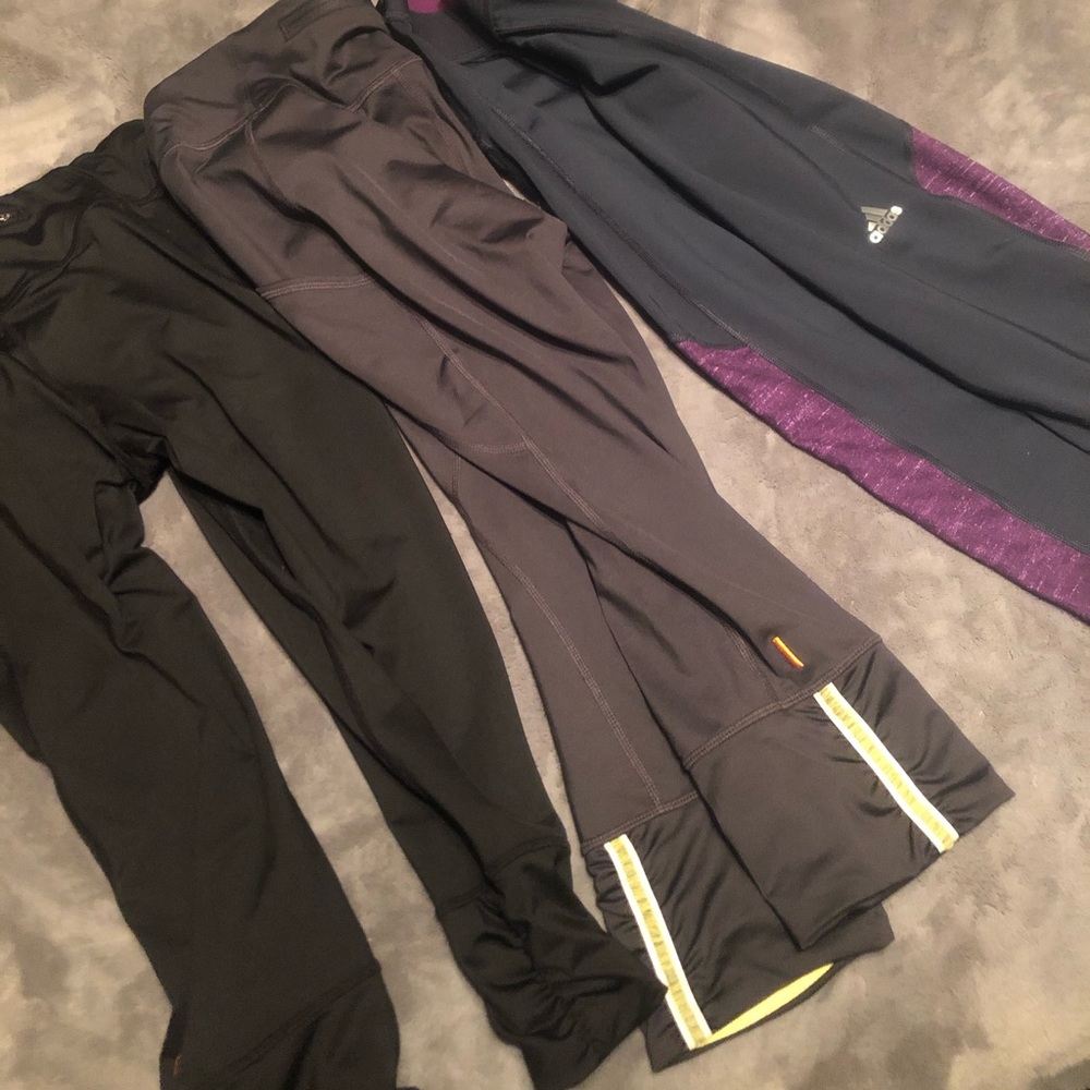 Adidas Dry Fit Workout Capri Pants Bundle